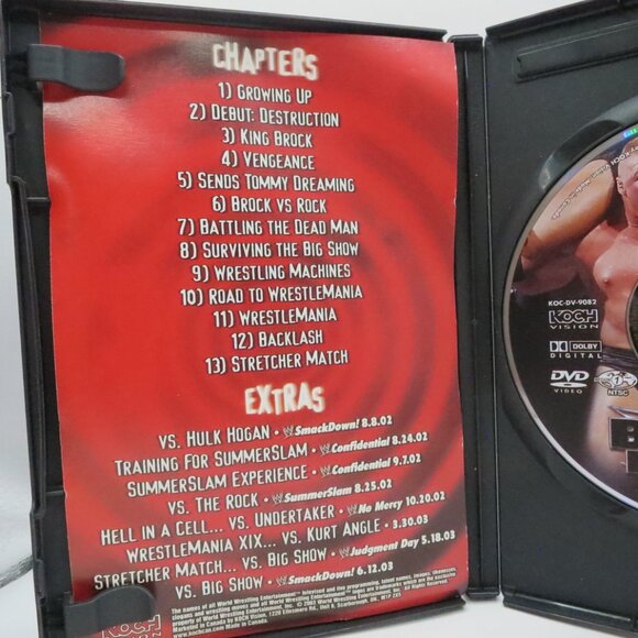 Brock Lesnar "Here Comes the Pain" DVD WWE Wrestling 2003 - Picture 6 of 6
